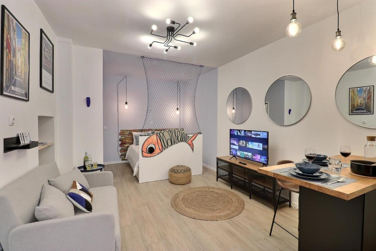 La Sardine Du Panier Appartement Marseilles Buitenkant foto